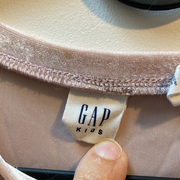 Velvet dusty rose dress with glitter stars - Picture 3 of 3